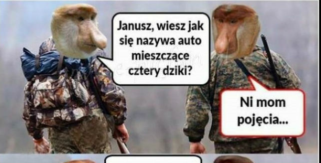 Janusz na polowaniu