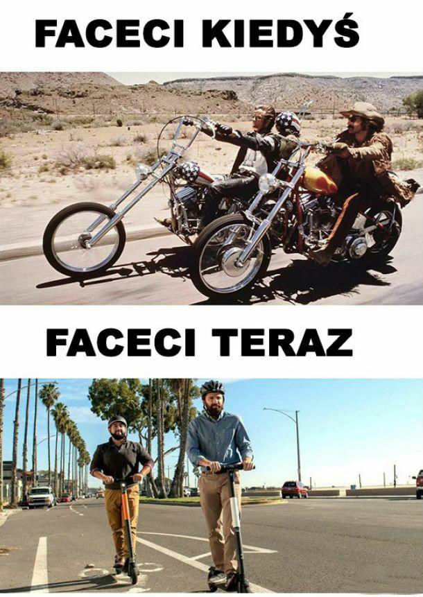 Faceci kiedyś i dziś