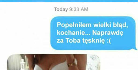 Popełnił błąd, duży błąd