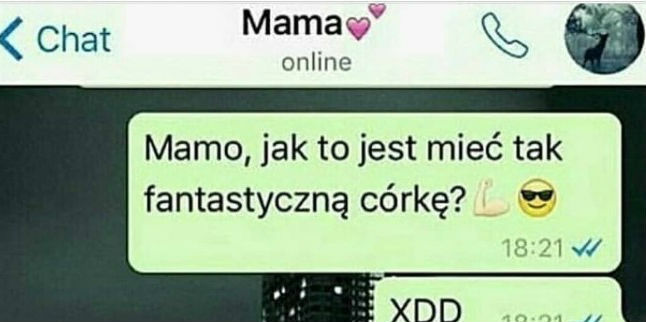 Rozmowa z mamą
