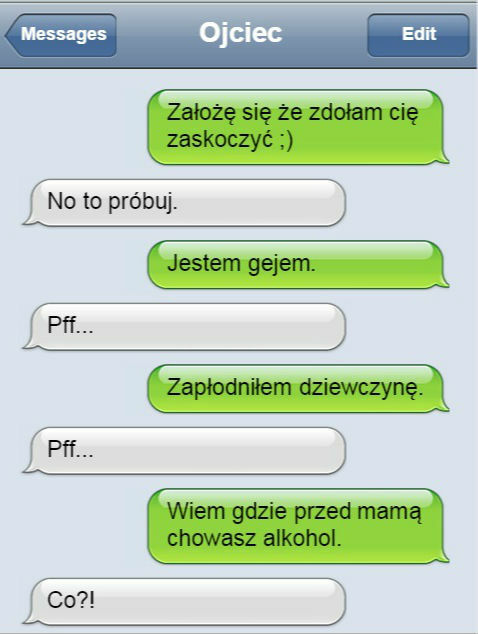 Rozmowa z ojcem