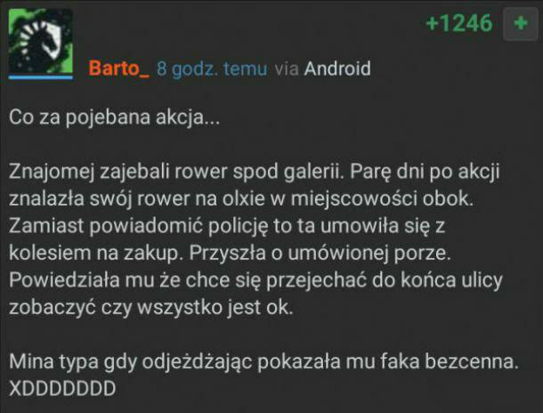 Błyskawiczna karma :D