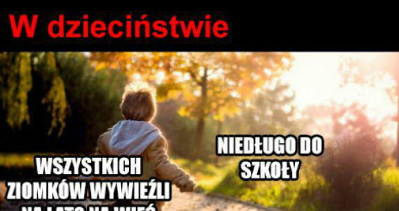 Kiedyś to były problemy :D