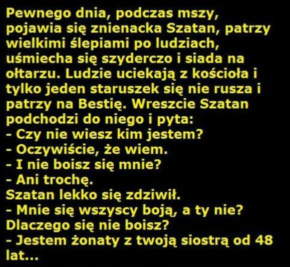 Nawet szatan mu nie straszny