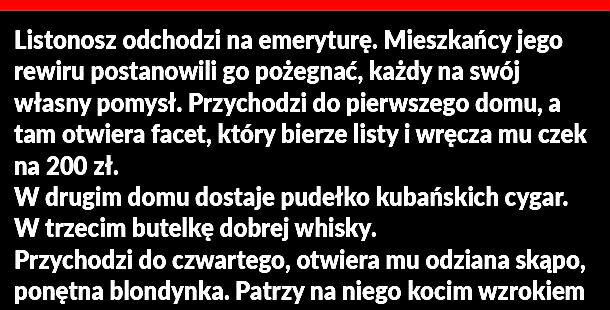 Pożegnanie listonosza