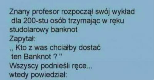 Historia, która daje do myślenia. Prawda, że lepiej?