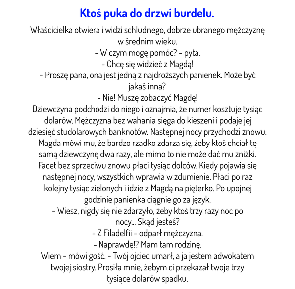 Wykorzystał sytuację :D