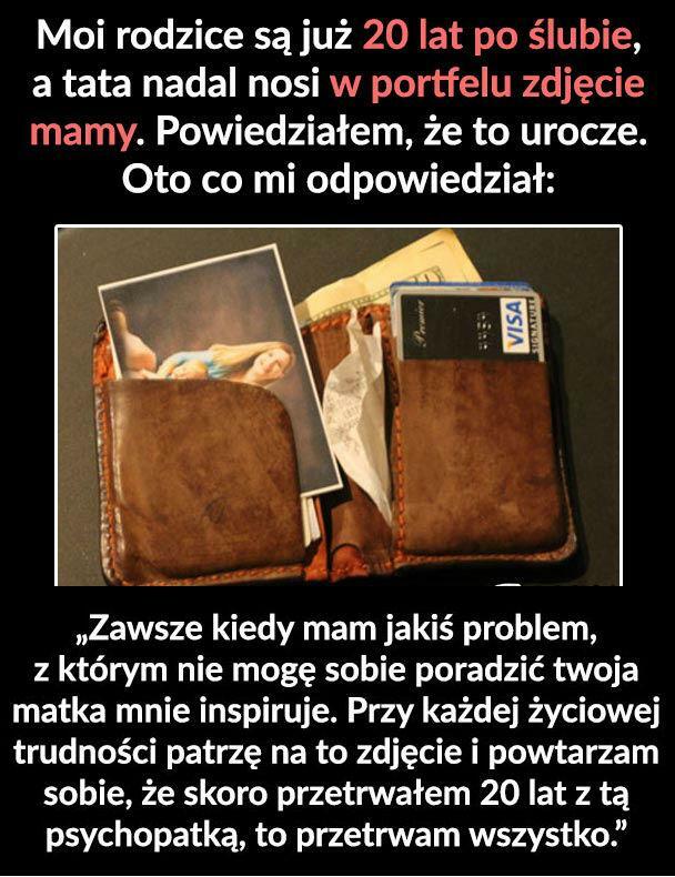 Wzruszająca odpowiedź męża. Prawie :P