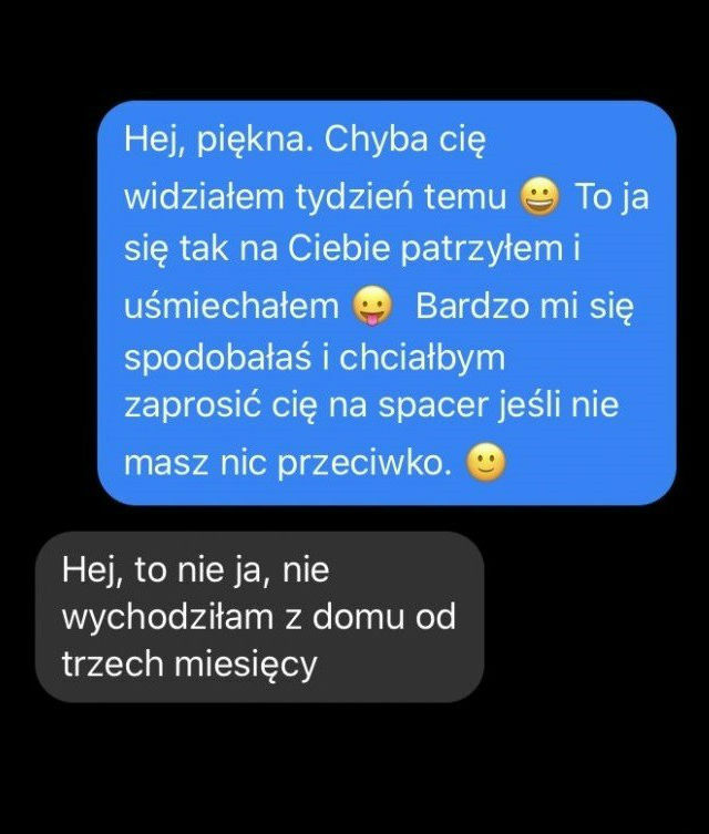 Kiedy chcesz spławić natręta