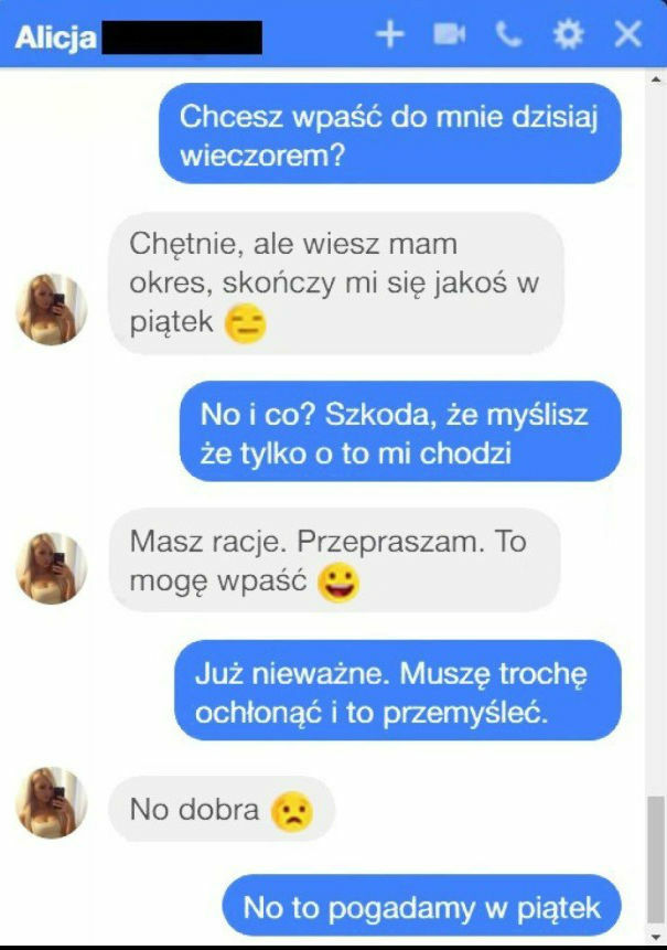 Chłopak zapraszający dziewczynę