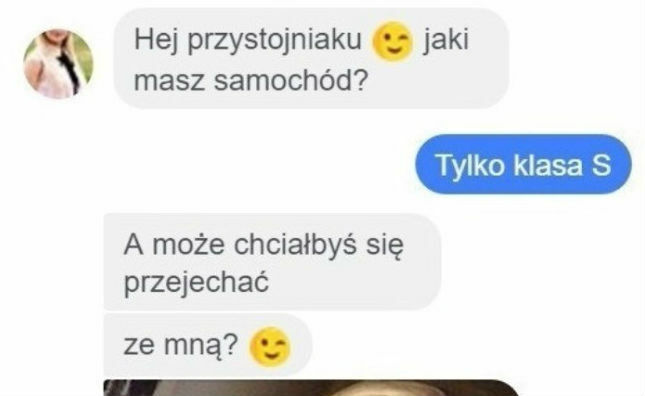 Chłopak podrywany przez dziewczynę