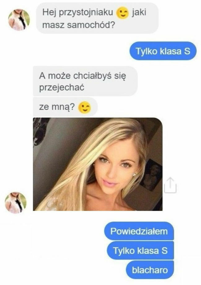 Chłopak podrywany przez dziewczynę