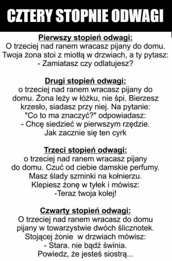 Cztery stopnie odwagi