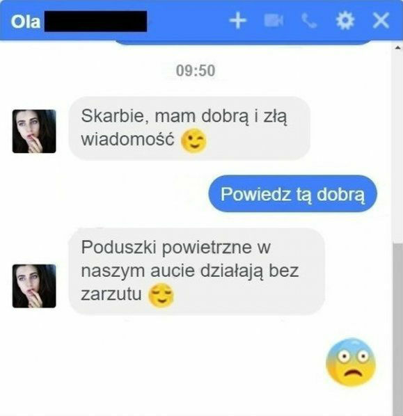 Dobra i zła wiadomość