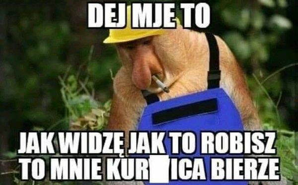 Janusz na robocie :D