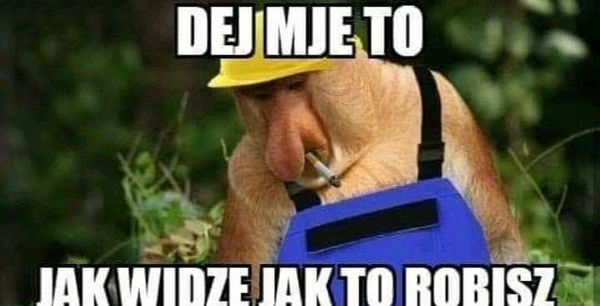 Janusz na robocie :D