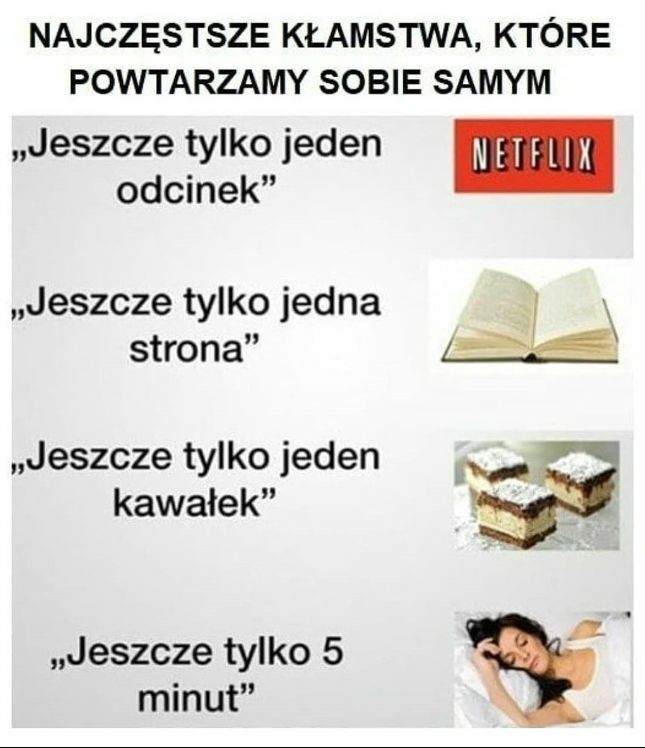 Zawsze tak sobie mówimy