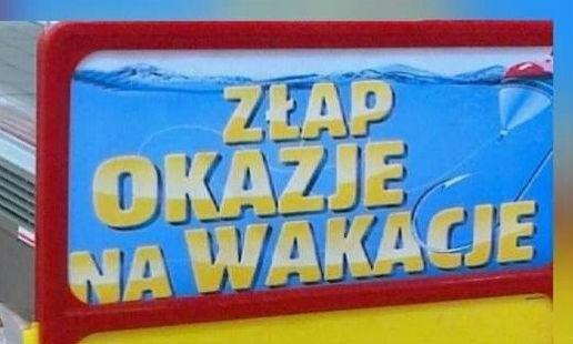 Grzechem byłoby nie skorzystać