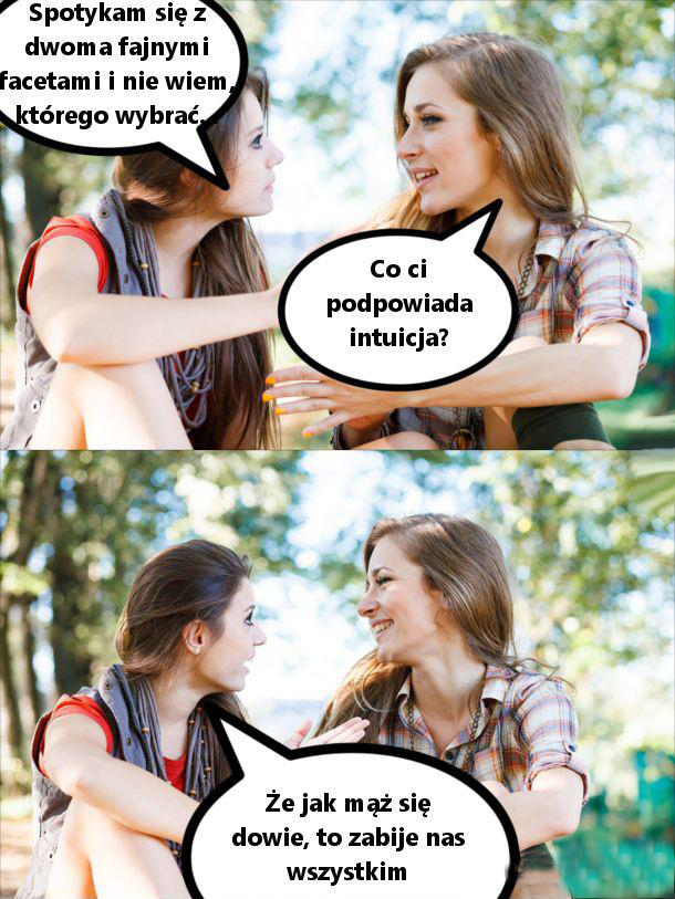 Co podpowiada intuicja?