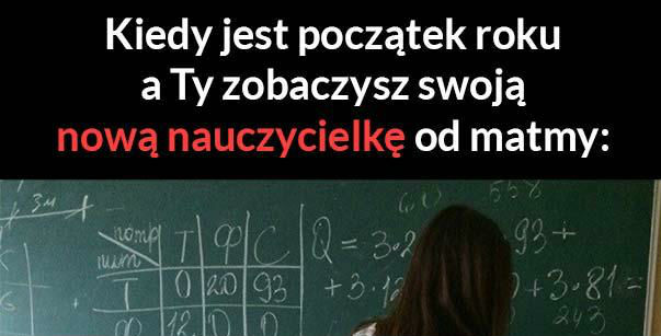 Nauczycielka od matmy