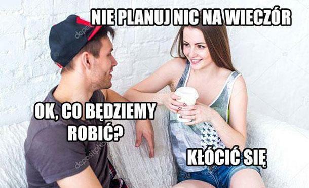 Plany na wieczór kiedy jesteś w związku :D