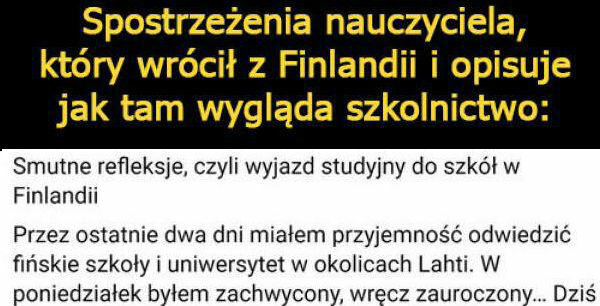 Szkolnictwo w Finlandii