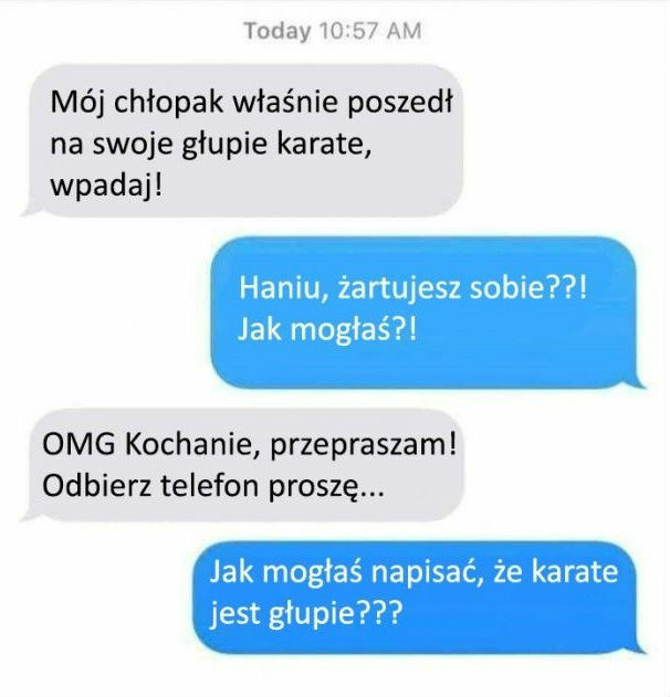 Źle zaadresowana wiadomość 