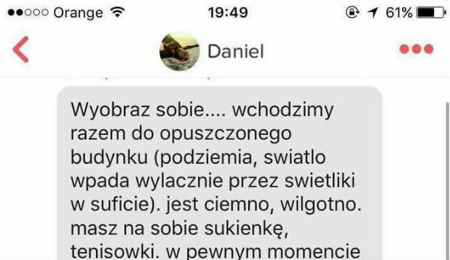 Rozmowa na Tinderze