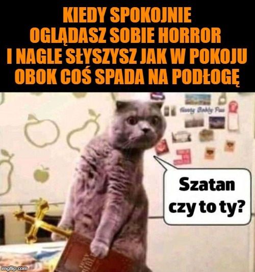 Oglądanie horrorów takie jest :D