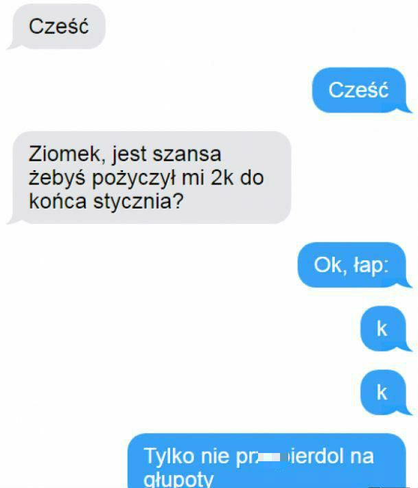 Szybka pożyczka :D