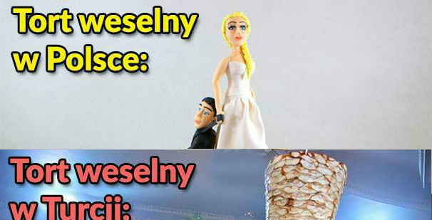 Tort weselny w Polsce vs w Turcji :D