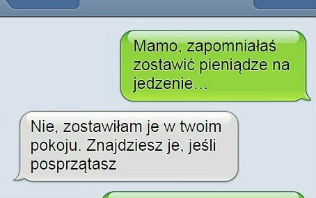 Rozmowa matki z synem