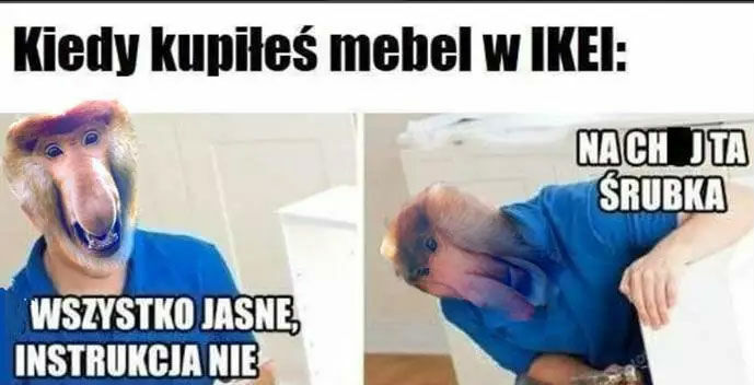 Tak się kończy kupowanie mebli w IKEI :D