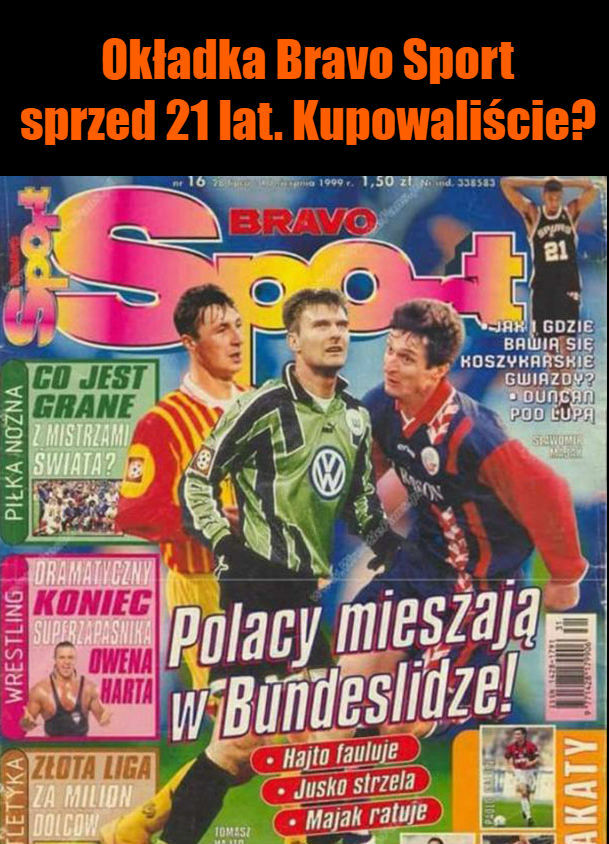 Bravo Sport z 1999 roku. To już 21 lat!