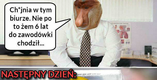Kiedy Janusz zmieni pracę :D