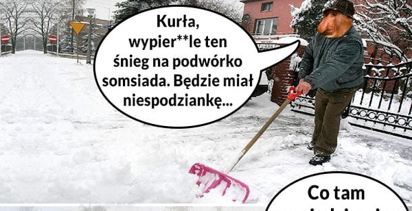 Zima z sąsiadami :D