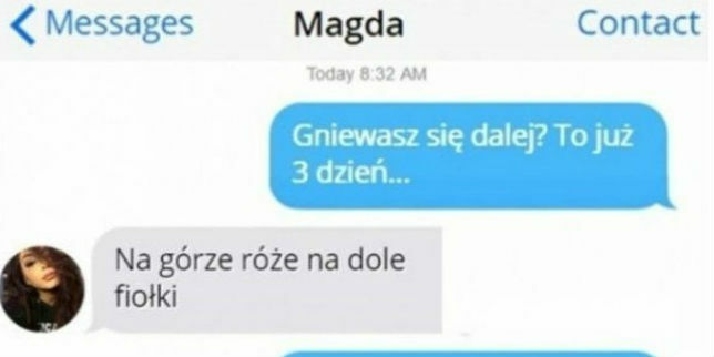 Ktoś tu się gniewa