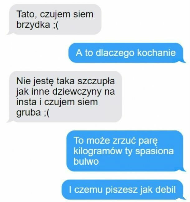 Rozmowa córki z ojcem