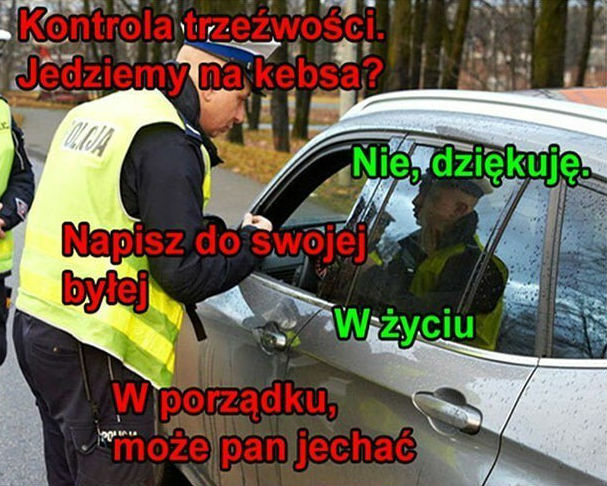 Rozmowa z policjantem!