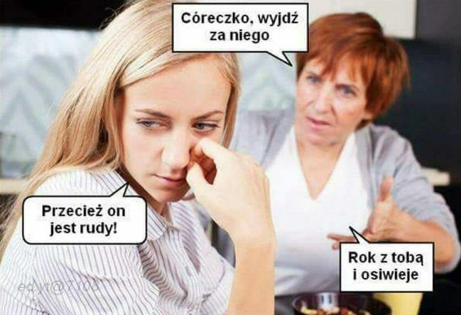 Mama mistrzynią ripost :D