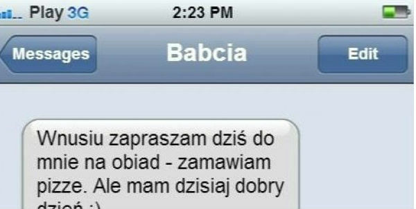 Rozmowa z babcią!