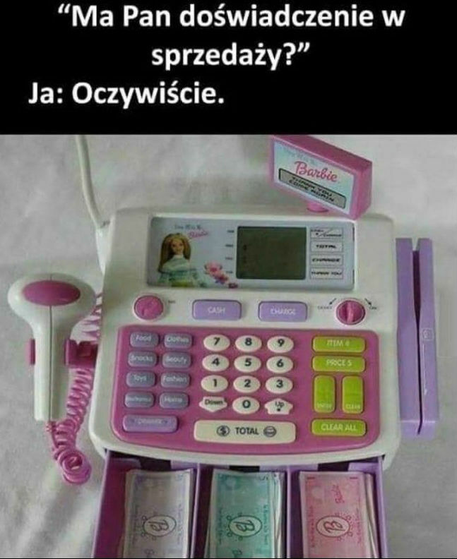 Praca na kasie