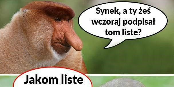 Rozmowa Janusza z synem