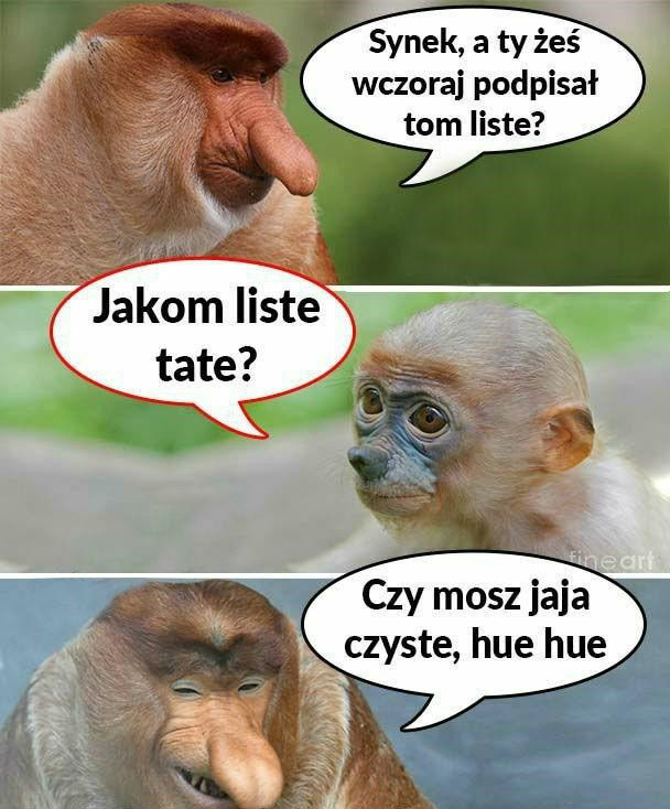 Rozmowa Janusza z synem