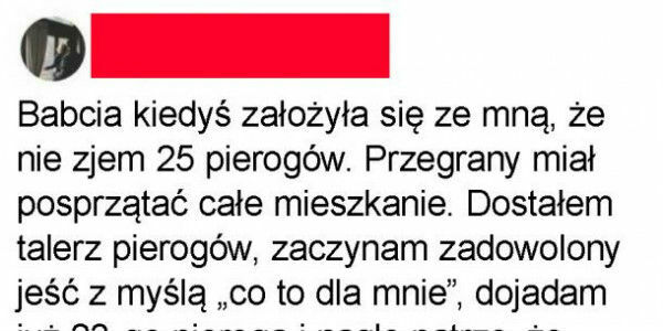 Babcia wie jak wygrać zakład :D 