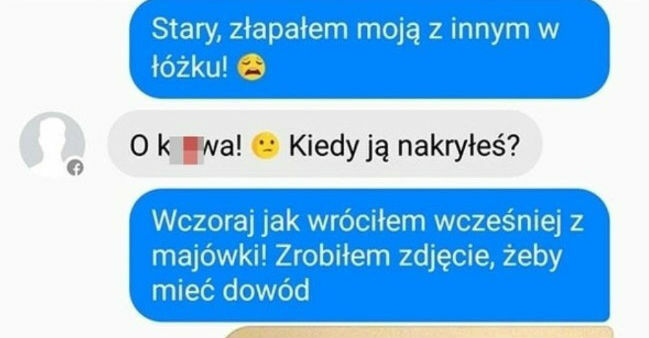 Przyłapana na zdradzie