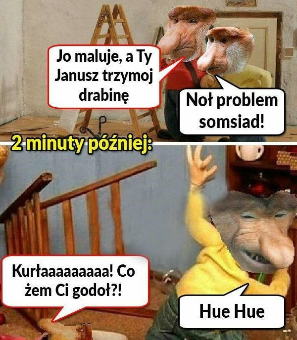 Janusz na budowie