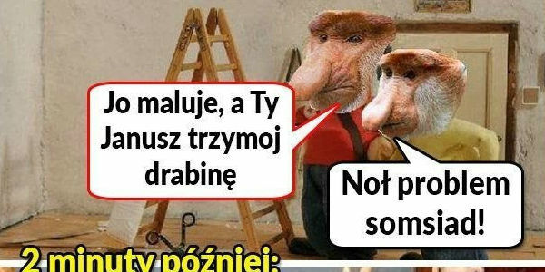 Janusz na budowie