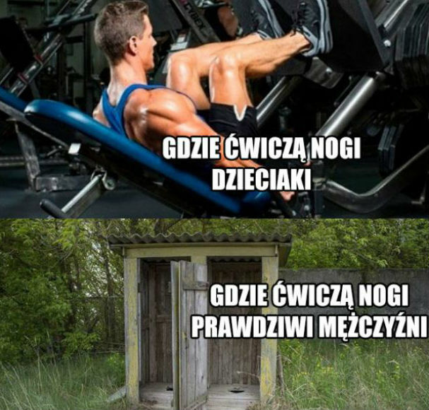 Ćwiczenia na siłowni!
