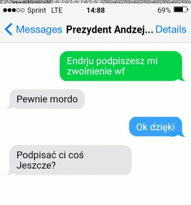 Rozmowa z prezydentem